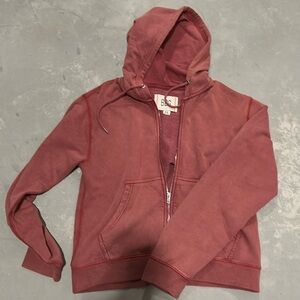 Red Zip Up Hoodie
